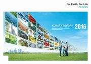クボタ　KUBOTA REPORT 2016-事業・CSR報告書(英語版)