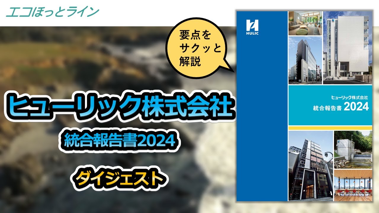 ヒューリック 統合報告書2024