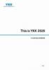 YKK 統合報告書「This is YKK 2026」