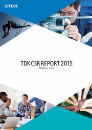 TDK CSR レポート 2015