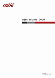 azbilグループ azbil report 2020(英語版)