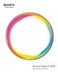 ソニー Annual Report 2013 Business and CSR Review